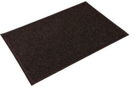 New Plan 15mm 50x70 Кафяво Подоходно Изтривалка Без Подложка Pvc Doormat 15pvc5070br