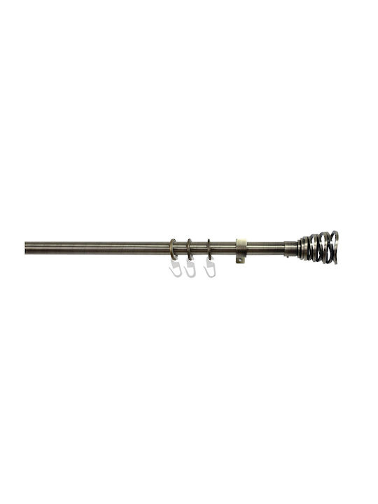 Homefit Sienna Extendable Curtain Pole Φ16/19mm 160/300cm Bronze