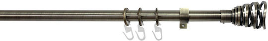 Κουρτινόβεργα Homefit Sienna Επεκτεινόμενη Φ16/19mm 160/300cm Μπρονζέ
