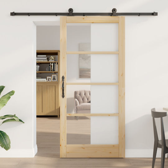 Vidaxl Sliding Door Material Set 'orkdal' 93x202 cm