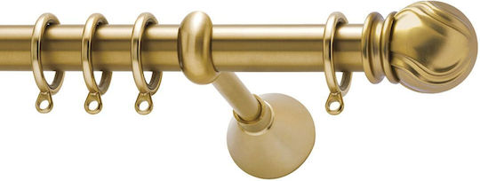 Curtain Pole Viometale Set Jamaica Φ25 Matte Floor 160cm Double Set by Rail 160 cm