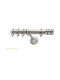 Curtain Pole Viometale Set India Φ25 Nickel Matt 160cm Double Set by Rail 160 cm