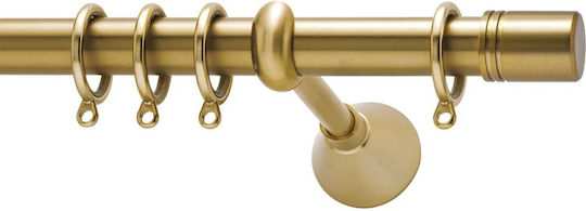 Curtain Pole Viometale Set Italia Φ25 Matte Floor 160cm Double Set by Rail 160 Cm