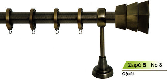Vorhangstange Import Φ25 Serie B Nr.8 Oxynte Import Hellas Einzeln-140cm