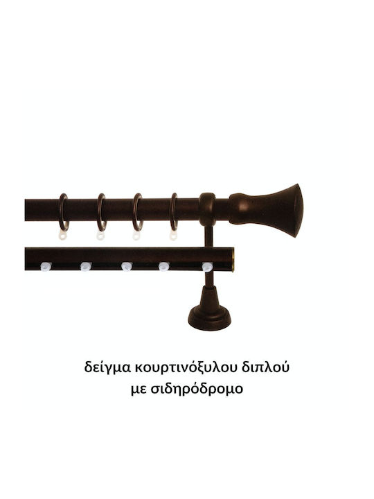 Kουρτινόξυλο Import Φ25 Sufrilat Ruginiu Capac ...