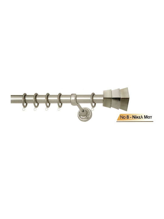 Extendable Curtain Pole Import Φ25 No.8 Matte N...