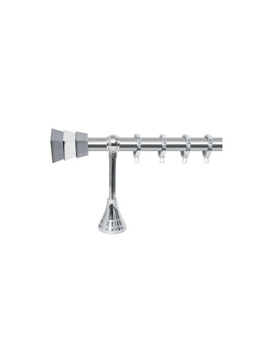 Vorhangstange Feststehend Φ25 Inox No8 200cm