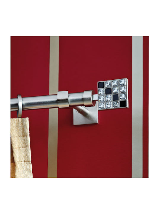 Vorhangstange Φ25 Aslanis Puzzle Anartisi Nikel Satin 200cm