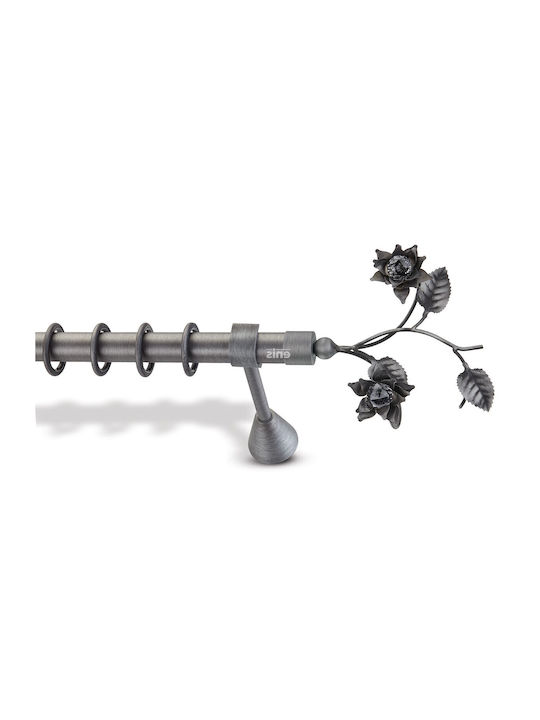 Bare Pentru Perdele Metalic F25 Enis Dragoste Cristal Industrial 160cm Dublu Rail