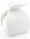 PartyDeco Paper Box for Gift White 8.5x8.5x14.5cm.