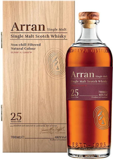 Single Malt Ουίσκι 25 Ετών Σκωτίας 46% 700ml