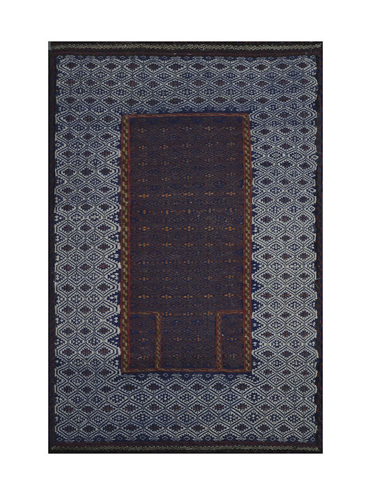 Handgefertigter Perser Kilim Woll Teppich 135x78 135x78cm