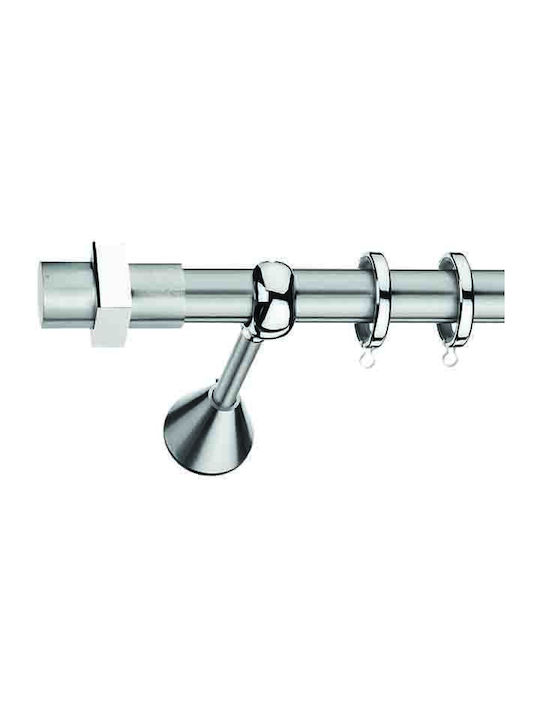 Enis by Domus Metallic Curtain Pole Nisyros Dou...