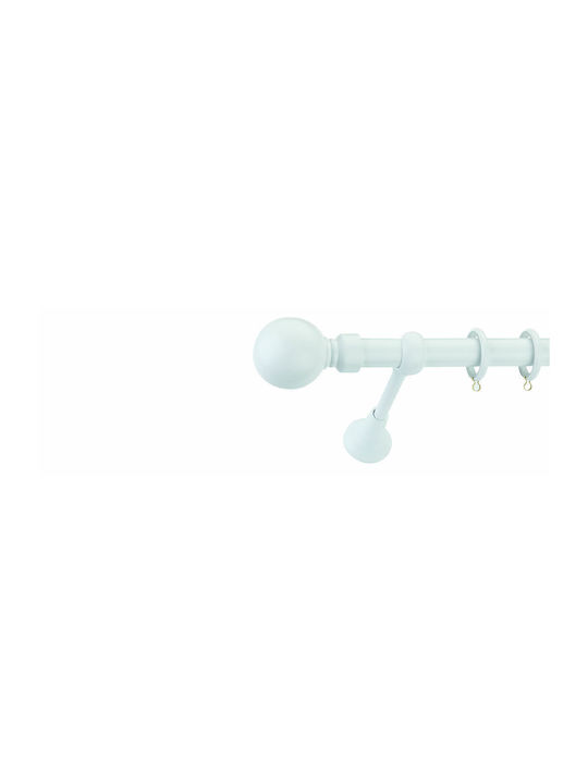 Bare pentru perdele Domus 160cm Metalic Minge Single P52-9362-2-46