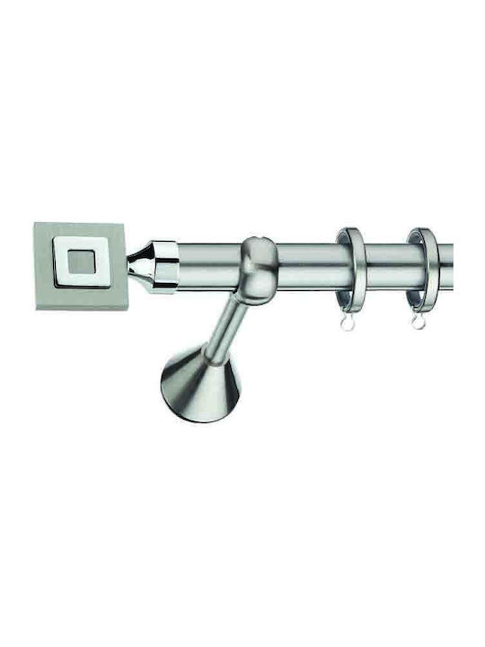 Bare pentru perdele Φ.25 Domus Nichel Mat Culoare Full Face Lungime 1.60 Pădure Sculă