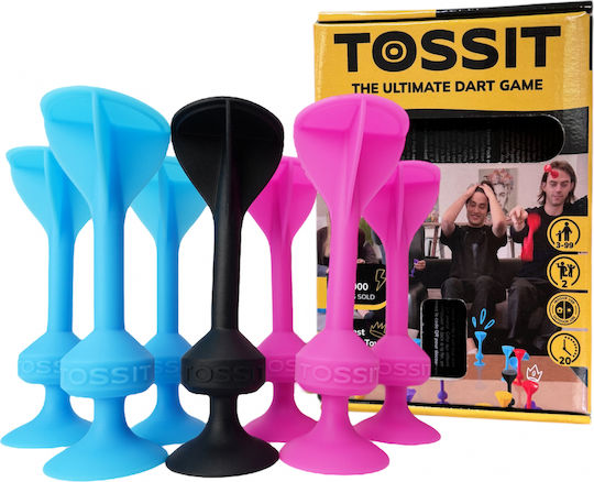 Darts Game Suction Cups Tossit 7-piece Set Pink-blue