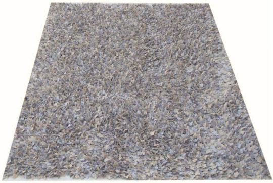 Jgs S.a Μάλλινο Χαλί Σαλονιού Γκρι Μπεζ Toledo Club Shaggy Carpet-002 160χ230cm Jgs S.a Μάλλινο Χαλί Σαλονιού Γκρι Μπεζ Toledo Club Shaggy Carpet-002 160χ230cm