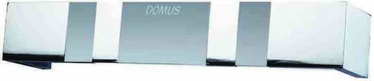 Domus Inox Nickel Matte Chrome Square Curtain Pelmet 1756-50