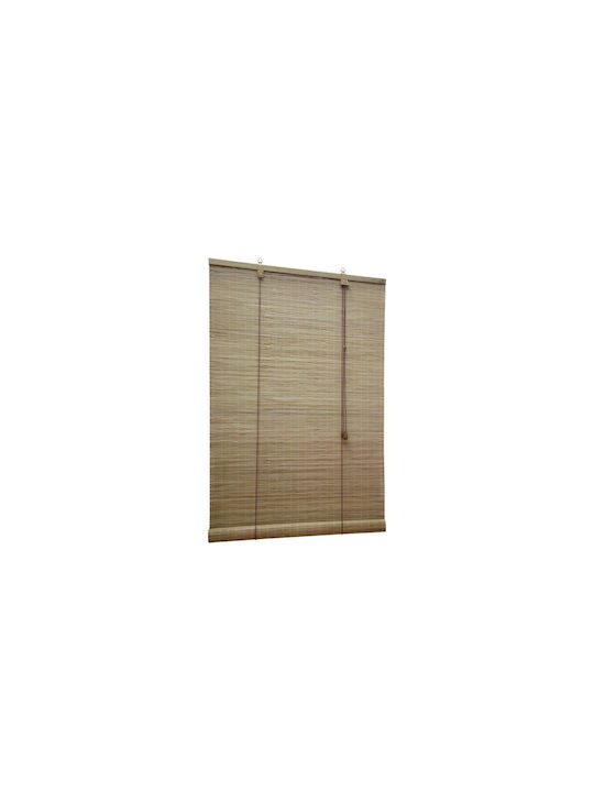 Homefit Plain Bamboo Roller Blind 240x90cm Natural
