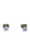Poco Loco Earrings Titanium with Stones