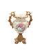 Keskor Decorative Vase Polyresin Beige 36x36cm