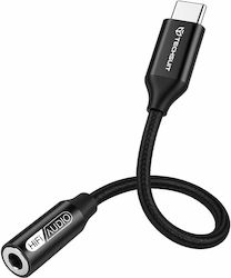 Techsuit USB 2.0 USB-C male - 3.5mm female 0.1m