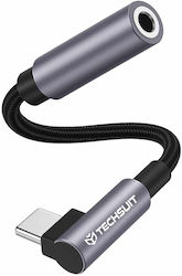 Techsuit USB 2.0 USB-C male - 3.5mm female 0.1m Techsuit USB 2.0 USB-C male - 3.5mm female 0.1m