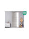 Easy Home Curtain With Grommets Piano Gray 140x260cm