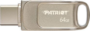 Patriot 64GB USB 3.2 Stick with connection USB-A & USB-C Gold