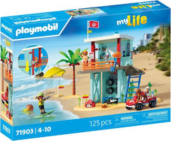Playmobil MyLife Turn de salvamar și vehicul de plajă pentru 4-10 ani