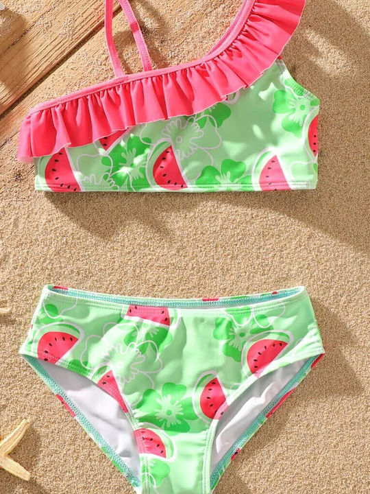 Kinder Badeanzug Bikini Grün Kinder Badeanzug Bikini Grün
