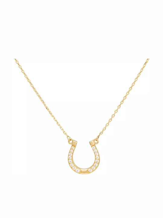 Charm Bogen aus Gold 14K mit Zirkon