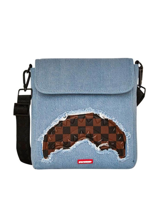 Shark Damentasche Schultertasche Blau