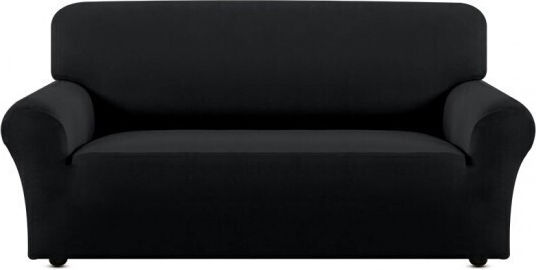 Living Room Lycra Cover 3 Pieces Art:sf2 Black