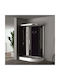 Interceramic Icsh 8115l Кабинет Хидромасаж Хром Овал 120х80х215см