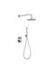 Excel Fuego Built-In Mixer Set 2 Exits Hand Shower & Wall Shower Head
