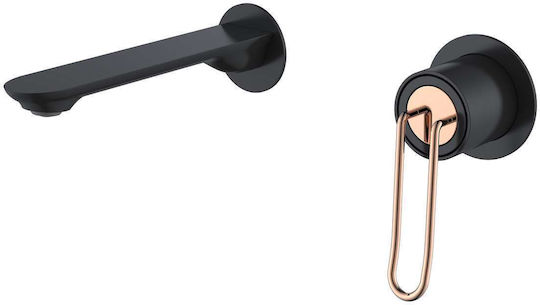 Excel Mona Eingebaute Wasserhähne Waschbecken Rose Gold Mischpult 2 Ausgänge