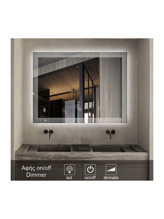 Mysmartmirror Oglindă De Baie Atingere On Off D...