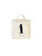 Badezimmerboxen und -körbe 1 205720416 20x20x20cm Schwarz-Weiß House Doctor Baumwolle-Polyester
