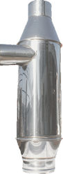 Spiroduct Ανοξείδωτος Καπνοσυλλέκτης Ø 80mm