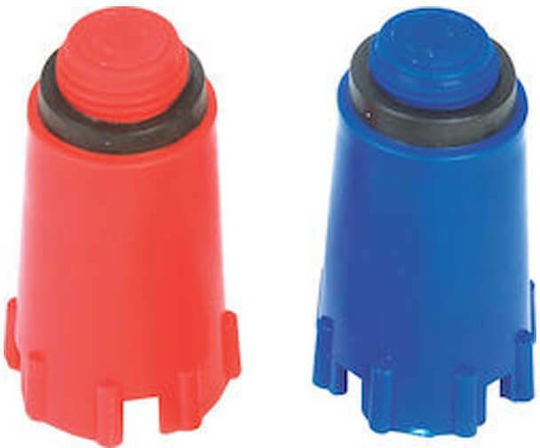 Testabdeckung für Wassernetz Kunststoff 1/2'' Rote