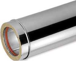 Insulated Inox Chimney Tube Φ150-Φ200 1m