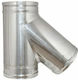 Semi-Branch 135° Diameter 120mm 0.4mm Inox 304c...