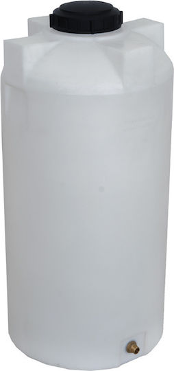 Cylindrical Vertical Storage Tank S/6 White 120l Tiger Plast 21060120