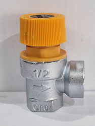 Safety Valve Cherbros 1/2'' X 1/2'' 3 Bar Solar Systems