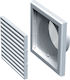 Vent Cap Sieve Φ150mm 187x187mm White Vents