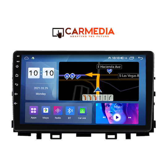 Carmedia Car Audio System for Kia Rio / Stonic 2018 (Bluetooth/USB/WiFi/GPS/Apple-Carplay/Android-Auto) with Touch Screen 9"