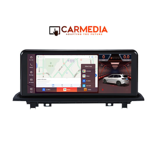 Carmedia Car Audio System for BMW X1 (F48) 2015-2018 (Bluetooth/USB/WiFi/GPS/Apple-Carplay/Android-Auto) with Touch Screen 12.5"