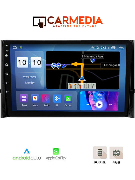 Carmedia Car Audio System for Skoda Karoq / Kodiaq 2017 (Bluetooth/USB/WiFi/GPS/Apple-Carplay/Android-Auto) with Touch Screen 9"