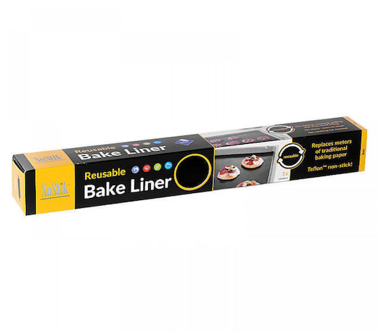 Nostik Nostik Non-Stick Baking Sheet For Oven 33x40 Cm Black Washable Reusable Nf0005